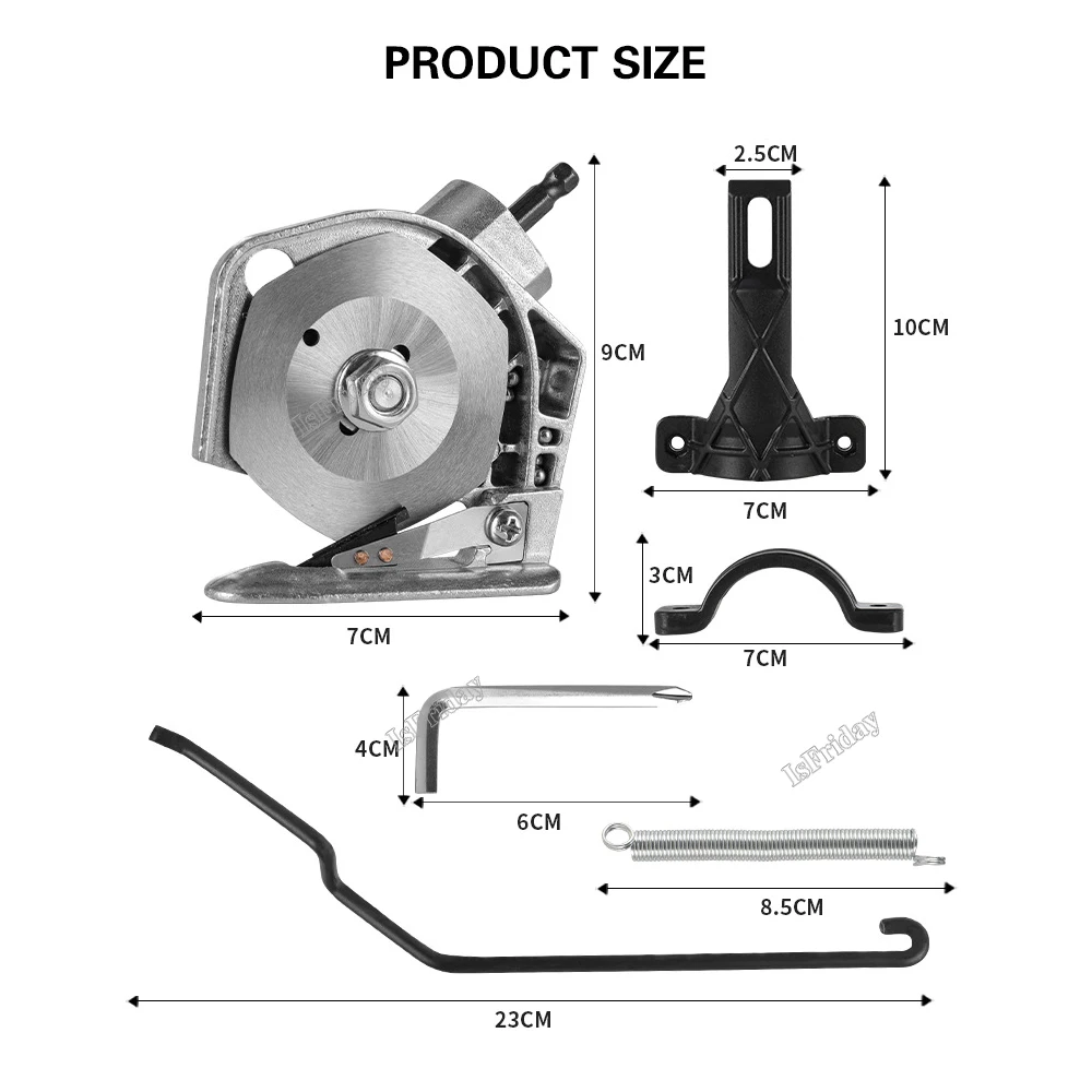 Electric Drill To Cloth Scissors Hand-Held Leather Cloth Cutting Machine Blade Clothing Carpet Fabric Cutter Electric Scissors