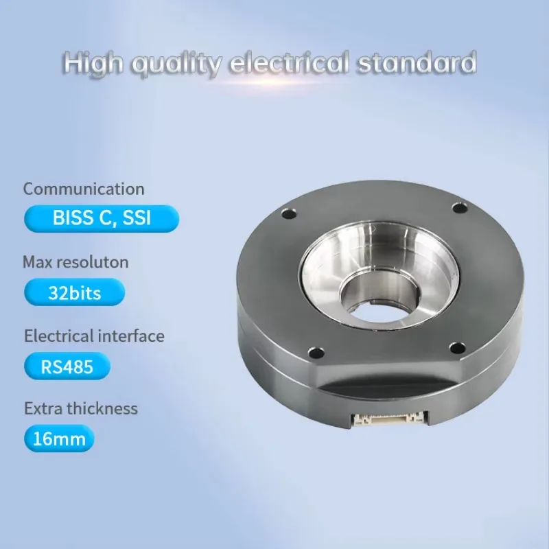 2025 hot sale MP55 20bit Absolute encoder Through hole shaft Hollow shaft diameter 14mm15mm19mm20mm24mm R=RS-485 single-turn Acc