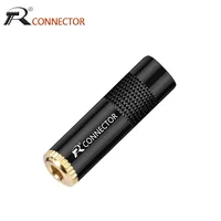 1 Uds conector hembra estéreo de 3,5 MM 3 polos conector de auriculares de 1/8 ""conector de cable de 3,5 MM adaptador de auriculares