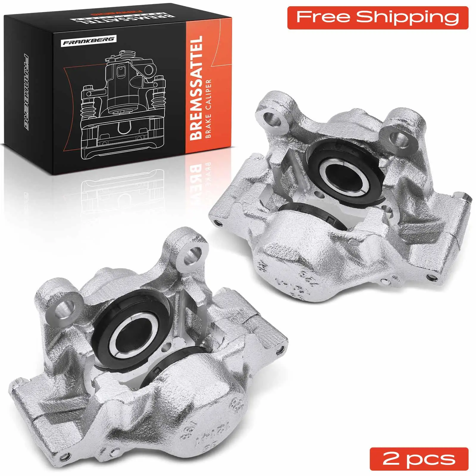 Frankberg 2x Bremssattel Hinterachse für Mercedes-Benz C124 W124 W201 W202 W124 C124 341769 2014200383 341768
