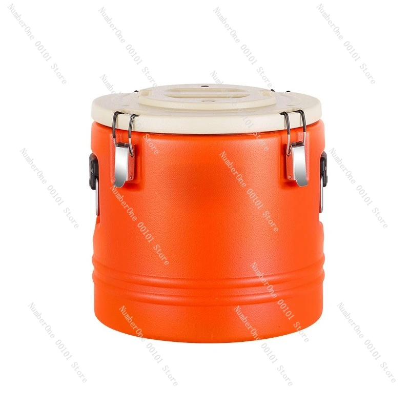 

304 stainless steel thermal insulation rice bucket: commercial thermal insulation bucket, foaming cold insulation design