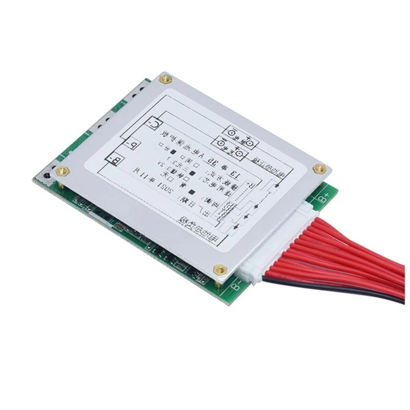 A52T Li-Ion 13S 35A 48V BMS Protection Board With Balance Function Integrated PCB For 18650 Battery Packs