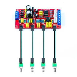 NE5532 Audio Preamplifier Bass Treble Sound Tone Control Board with Extension Cord 20cm For Diy Amplifier