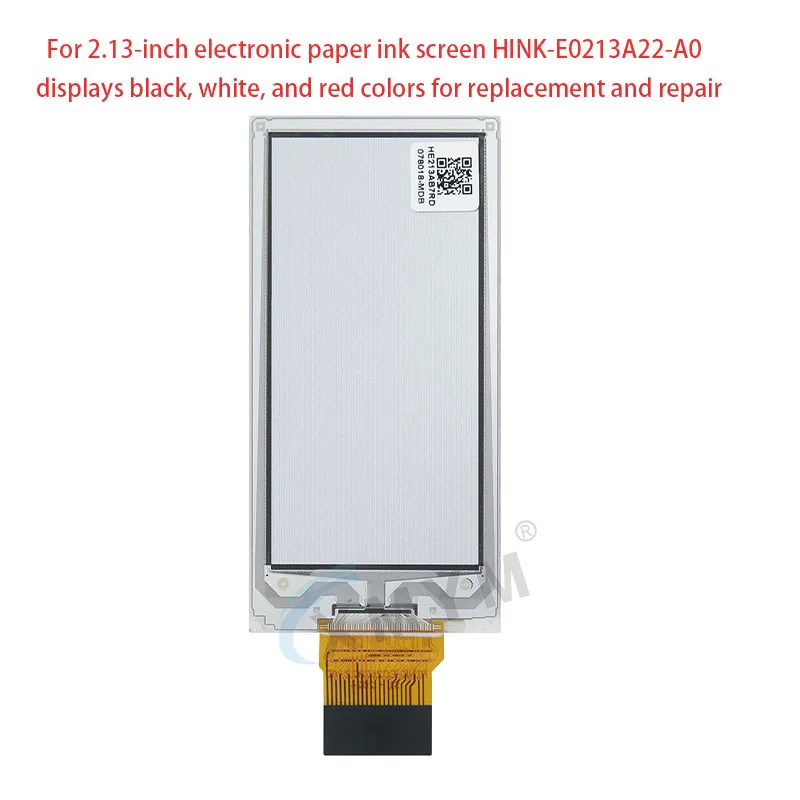 Per lo schermo a inchiostro elettronico da 2,13 pollici HINK-E0213A22-A0 visualizza colori nero, bianco e rosso per la sostituzione e la riparazione