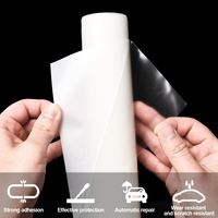 Clear High Gloss TPU Car Invisible Paint Protection Film Sheet, Scratchable Invisible Car Wrap Repair Film 20x152cm