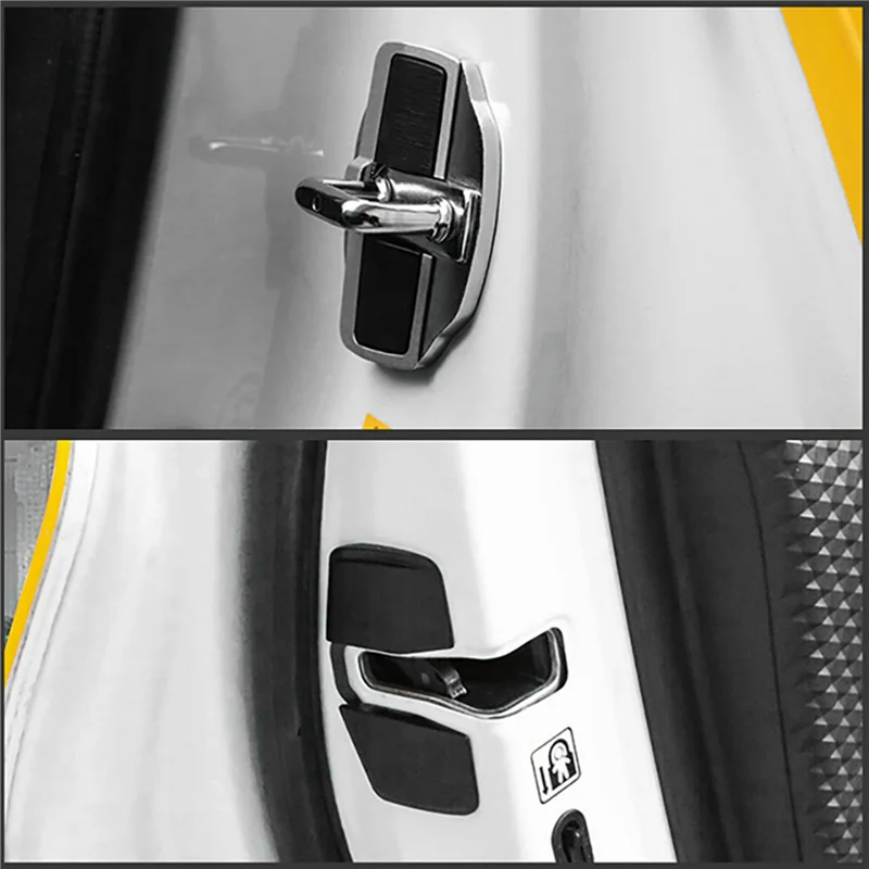 

5 Sets TRD Door Stabilizer Door Lock Protector Latches Stopper Covers For Toyota Land Cruiser Alphard Vellfire