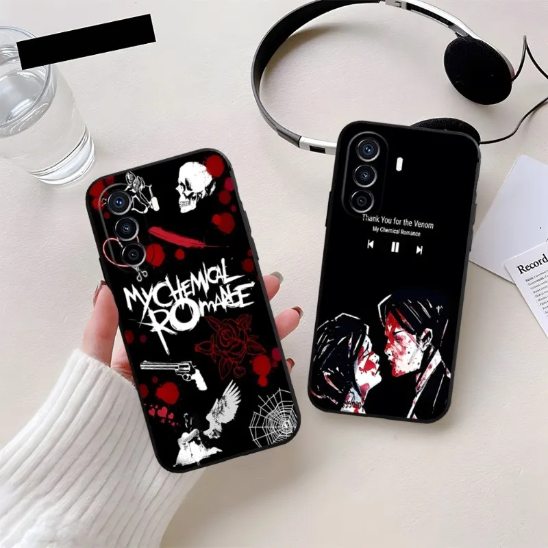 My Chemical Romance Bling Cute Phone Case Fundas For Huawei P40 P50 P30 P10 P20 Lite Mate 40 Pro Plus Psmart Z 6 7 5 Back Cover