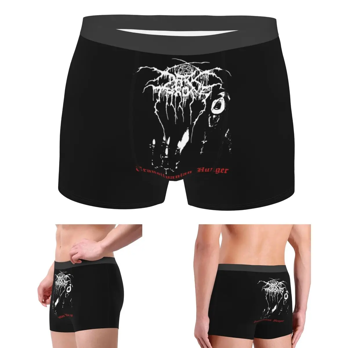 

Boxer Underpants Shorts Darkthrone Norwegian Black Metal Band Panties Male Breathable Underwear for Homme Man Boyfriend Gifts