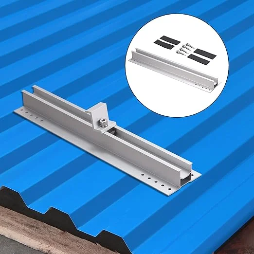 Easy-Install Railless Mini Rail PV System, Metal Roof Solar Accessories, Labor-Saving Solar Energy Hardware Parts for Fast On-Si