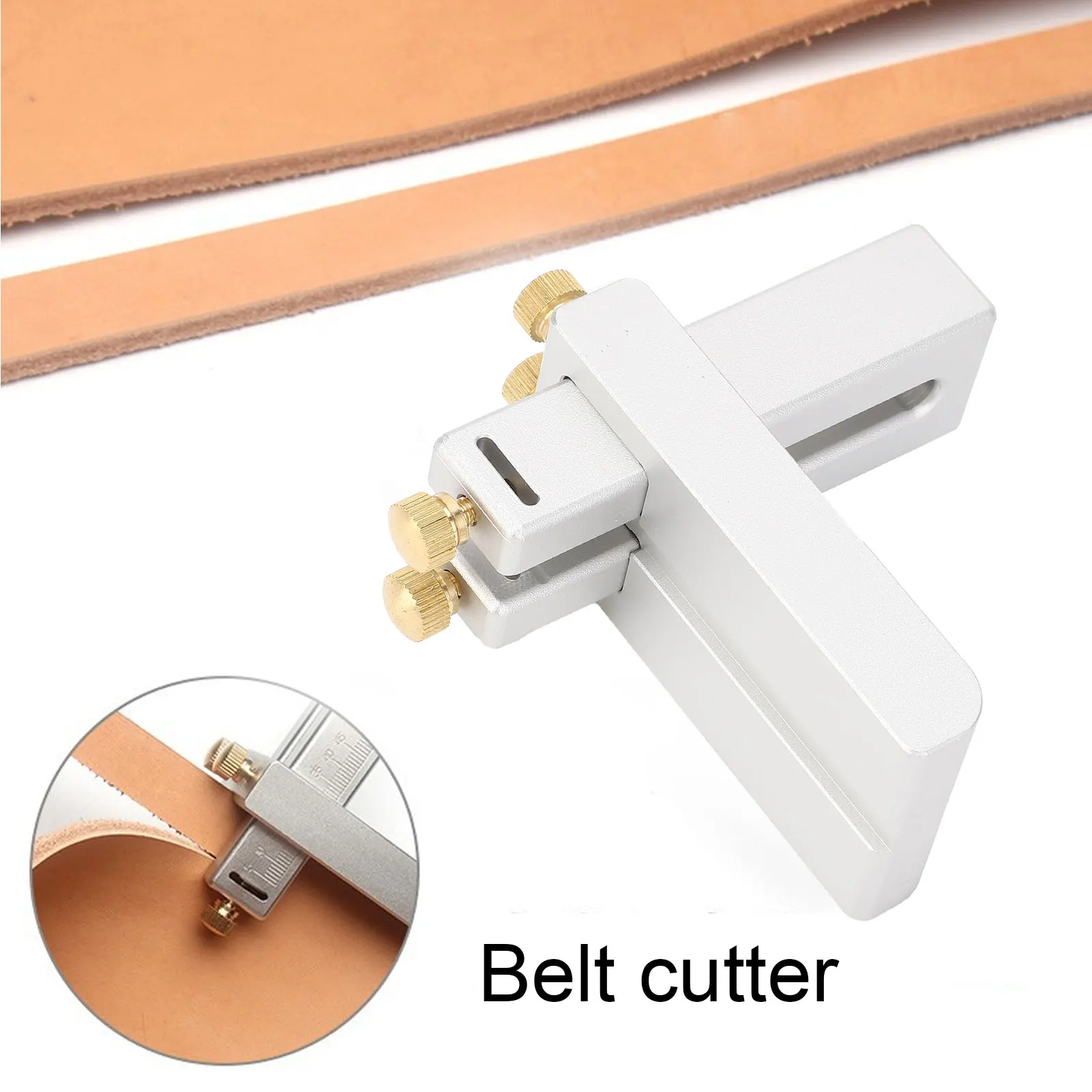 

Metal Leather Cutter Alloy Belt Strip Cutter Ergonomic Leather Strip and Strap Cutter for Handicrafts Leather Cutting Tool