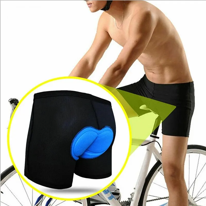 Mens 3D Padded Underwear Cycling Shorts Bicycle Road Mountain Bike Biking Pants