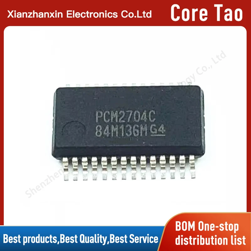 

1pcs/lot PCM2704CDBR PCM2704C PCM2704 SSOP-28 Stereo audio chip in stock