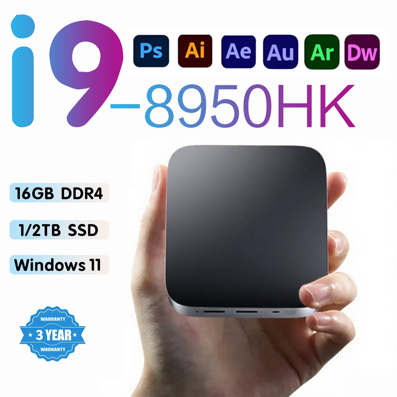 �y�Z�[�����z�~�jPC Windows 11 Pro Core i9 8950HK ���^�|�P�b�g�R���s���[�^�[ 16GB DDR4 512GB/1TB/2TB SSD 4K 60Hz WiFi6 �Q�[�~���O�f�X�N�g�b�vPC �|�[�^�u��