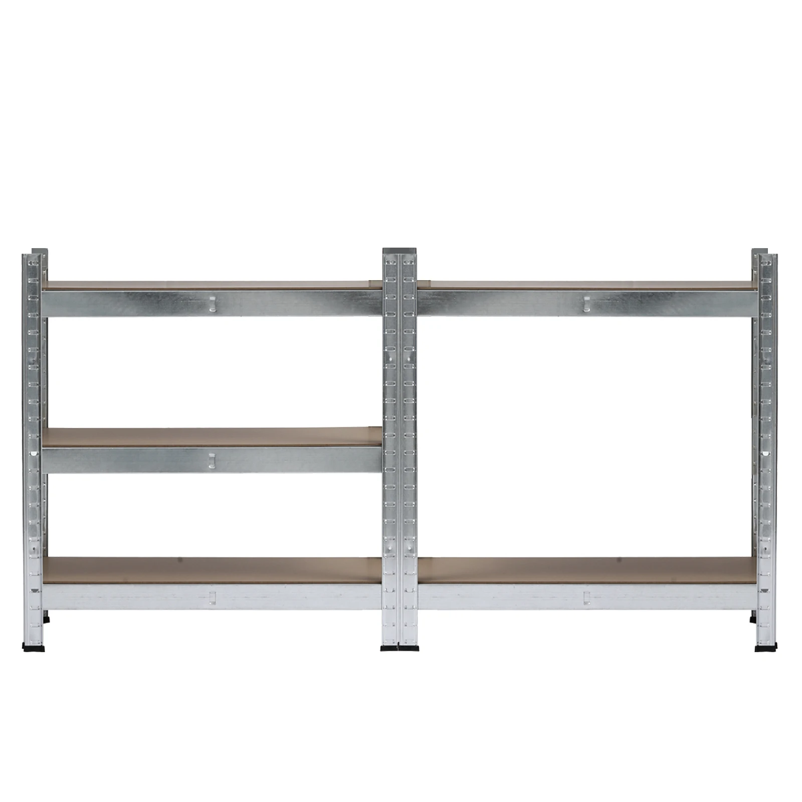 150 x 75 x 30cm 5 Tiers Galvanizing Storage Rack Gray