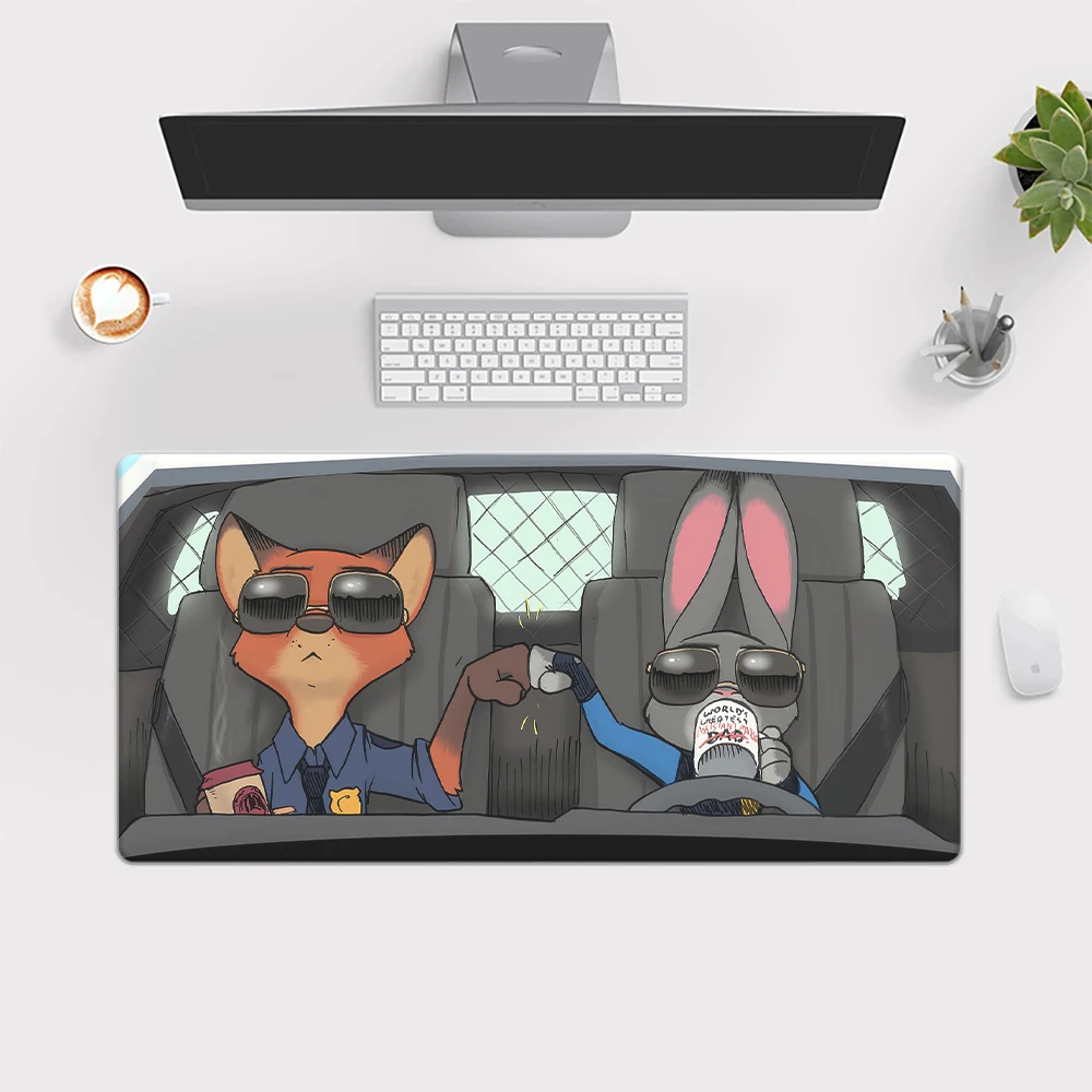 Zootopia print Mouse Pad Keyboard Gaming Accessories Mouse Mats Game Office Computer PC Gamer Laptop Desk Mat table mat