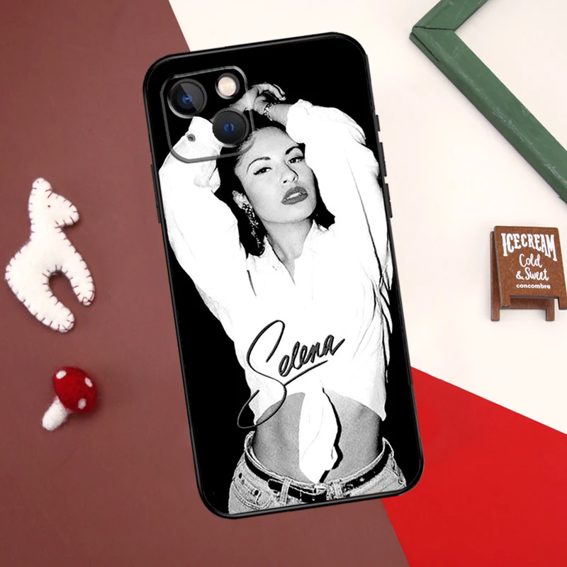 Selena Quintanilla Case For iPhone 16 X XR XS Max 12 13 Mini Plus 11 12 13 14 15 Pro Max Back Cover