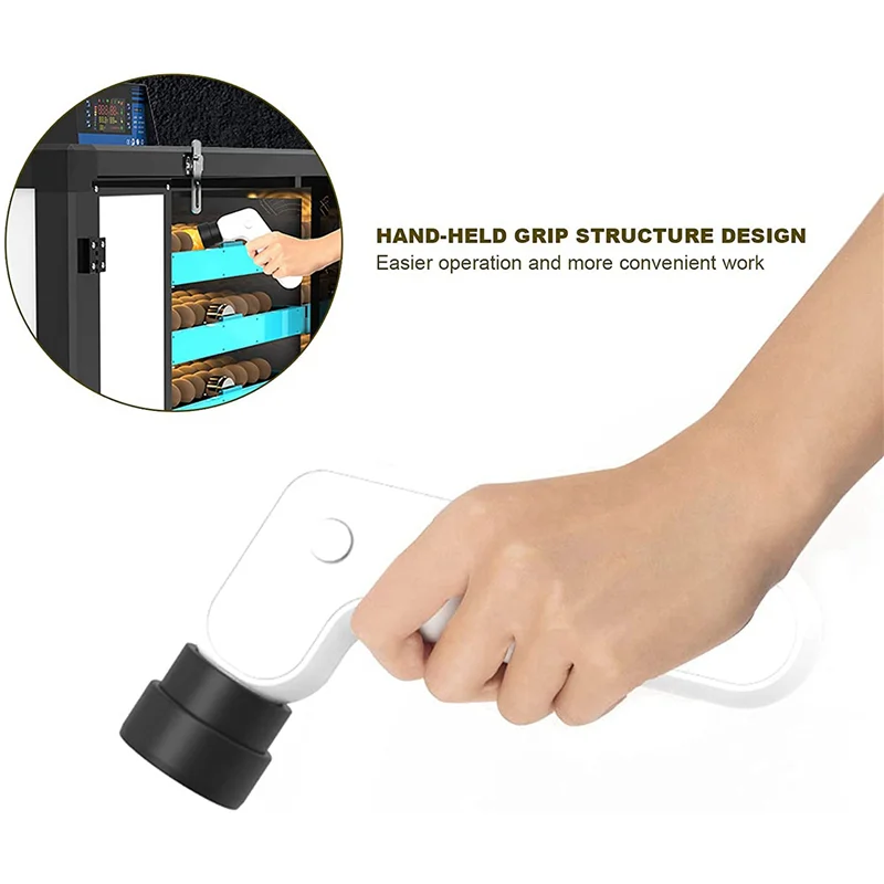 

ABUF-10X Egg Candler Tester Rechargeable Wireless Cool Light Incubator Candling Lamp With Two Soft Head Fit For All Eggs Type