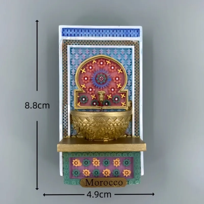 Adesivi per frigorifero del marocco Africa souvenir da viaggio magneti per frigorifero di pechino adesivi magnetici da parete per foto regali di nozze