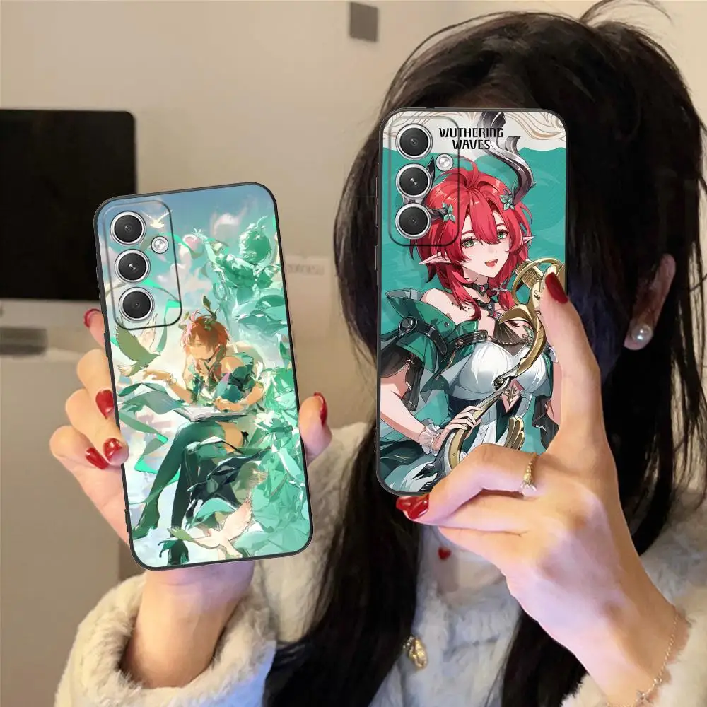 

Чехол для телефона Wuthering Waves Ciaccona для Samsung Galaxy S25 S24 S23 S22 S21 S20 Note20 Plus FE Ultra Color Cover Luxury Cover