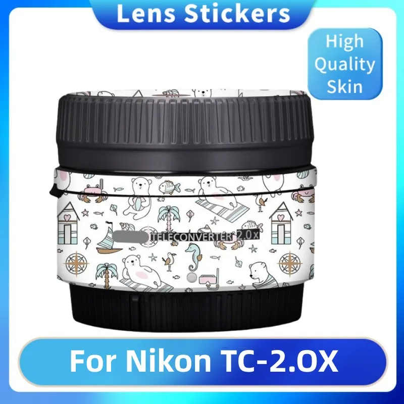 For Nikon Z 2X Teleconverter TC-2.0x Decal Skin Vinyl Wrap Anti-Scratch Film Lens ZTC-2.0x Tele Converter Sticker TC-2.0 TC-2x