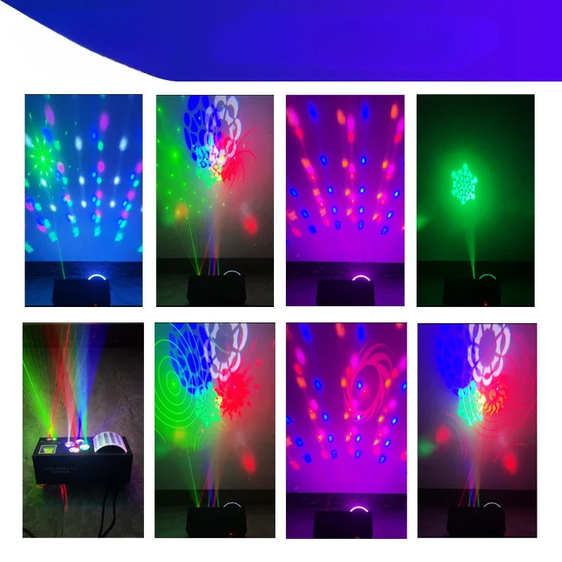 Luce da palcoscenico 4 in 1 Farfalla Led Flash Effect Bar Strobe Ktv Atmosfera transfrontaliera Dj Luce laser