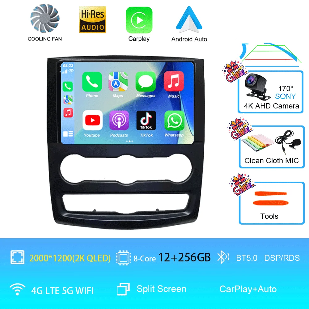 10 inch Android 16 autoradio multimediasysteem video voor Mercedes Benz Sprinter speler GPS stereo CarPlay+auto WIFI+4G DSP