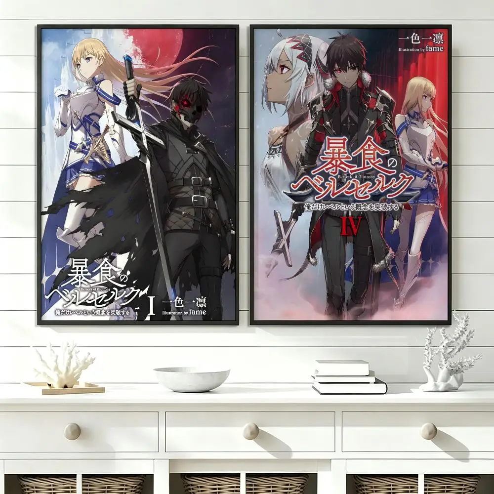 anime Berserk of Gluttony Poster Poster HD Trendy SelfAdhesive Wall Art Print For Living Room Bedroom Dorm Office Home Gift