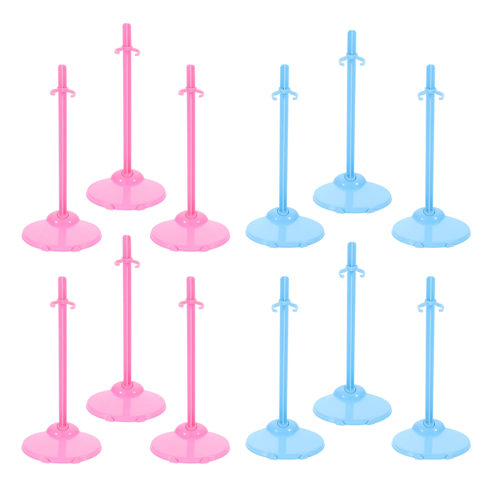 

30 Pcs Stand Mini Toys Support Bracket Girl Display Holder Stands Show Plastic for