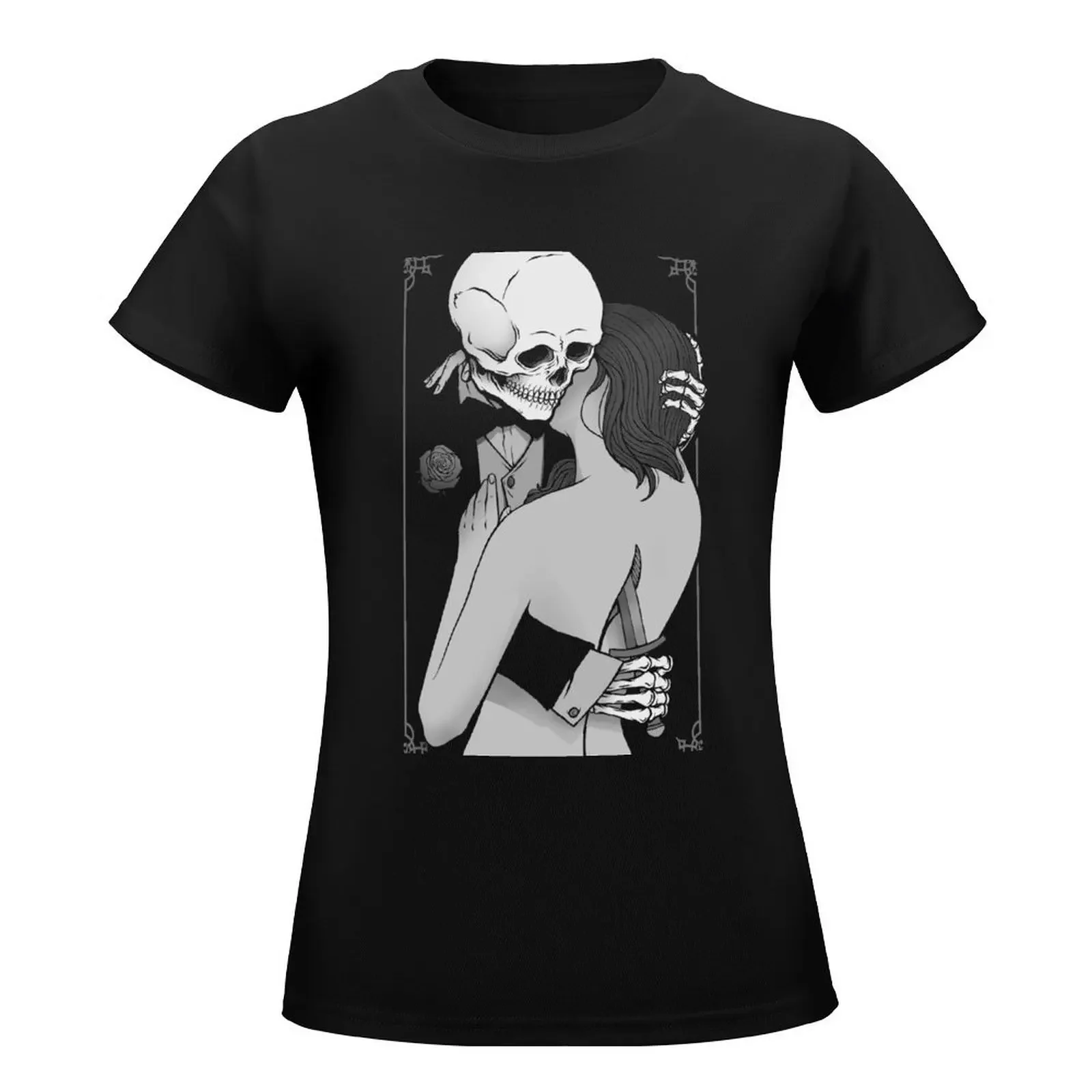 Love and Death T-Shirt tees summer top Female clothing Woman fashion