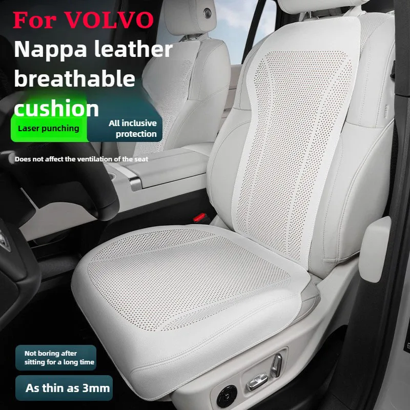 

Soft Leather Car Seat Cover Luxury Breathable Front Seat Protector Cushion For Volvo XC40 XC60 XC90 S90 V90CC S60 V60CC V40 S80