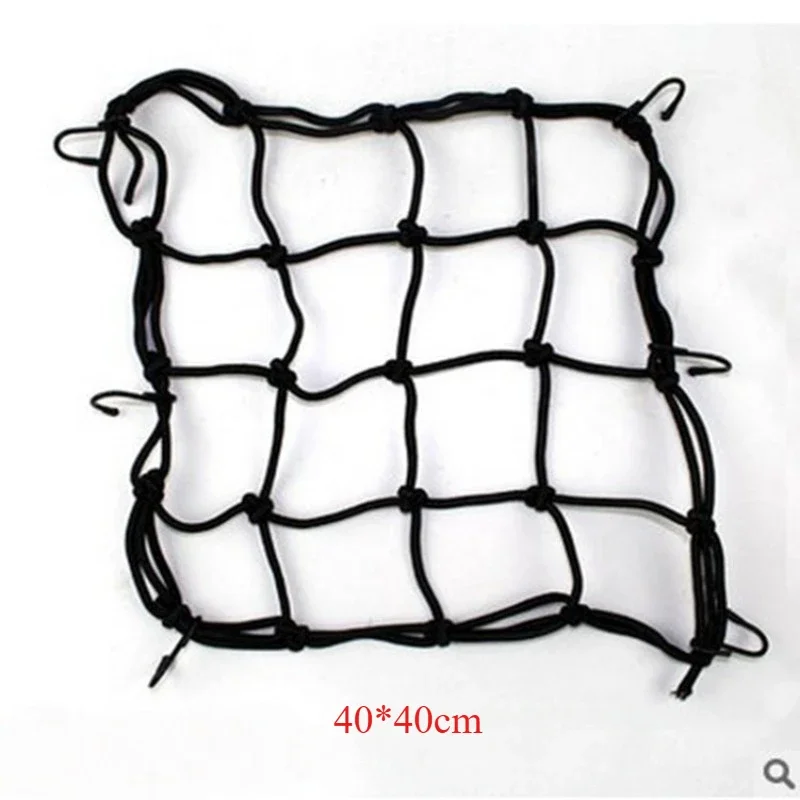 Motorcycle Luggage Net Bike 6 Hooks Hold Down Fuel Tank Luggage Mesh Web Styling High Quality Moto Adjustable Cargo Net