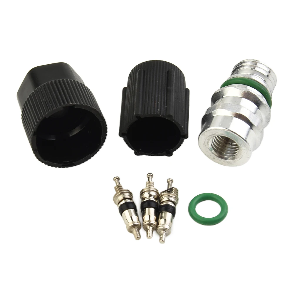 Office Outdoor Garden Indoor A/C Cap A/C Valve Parts R-134a Replacements 1 Set A/C System Air Conditioning O-Rings