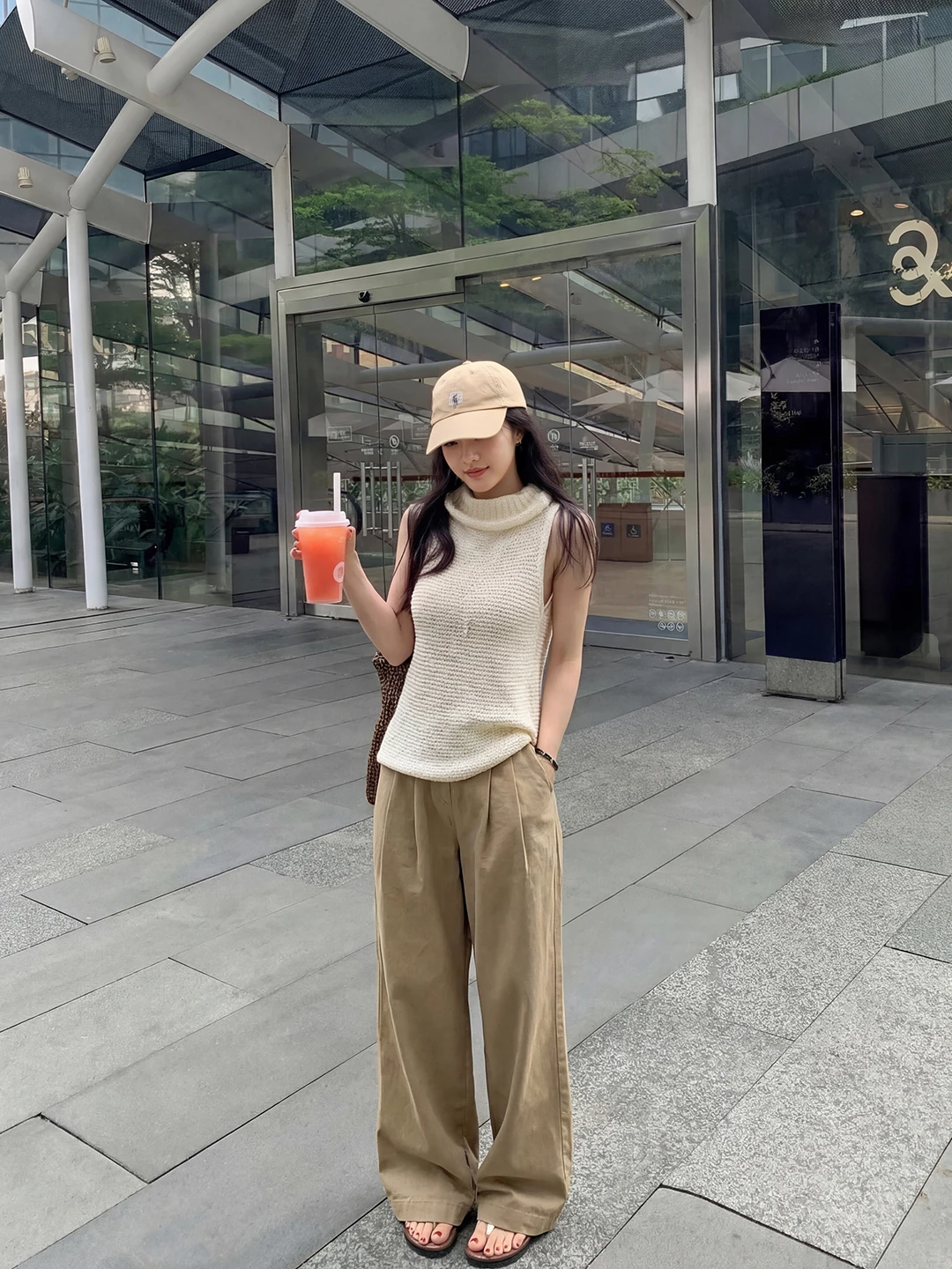 

Американские ретро-брюки цвета хаки с широкими штанинами, женские летние новые свободные прямые брюки в пол, рабочие брюки-карго