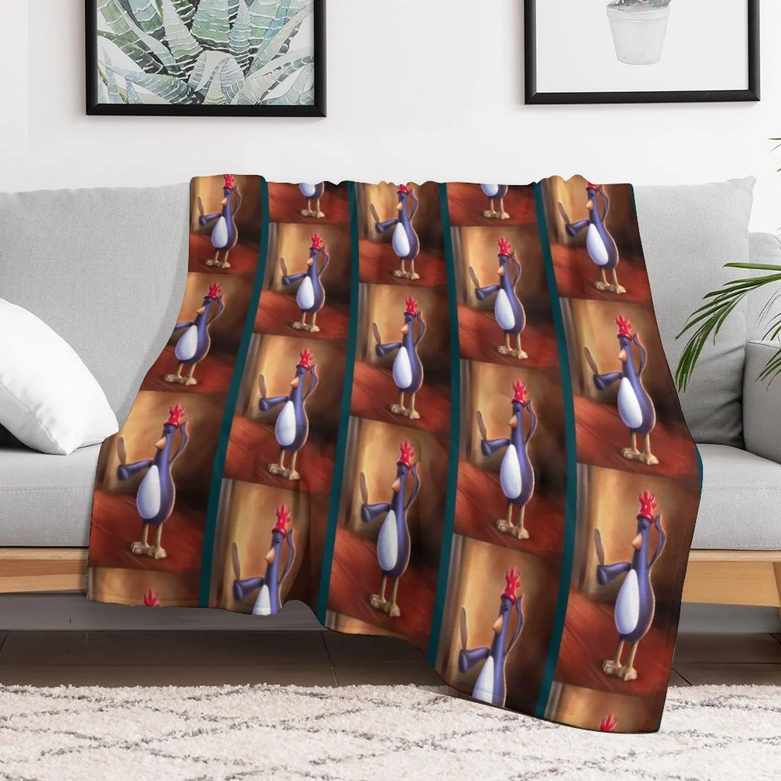 

Feathers McGraw Throw Blanket Hairys funny gift christmas gifts manga Blankets
