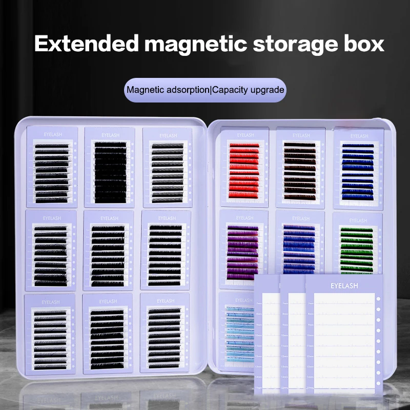 Travel Portable Lash Storage Pallet Reusable Empty Fake Eyelash Holder Case Durable Makeup Container Women Beauty Organizer Tool