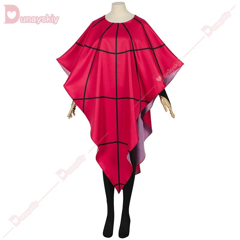 Lydia Deetz Cosplay Kostuum Kleding Pruik Underworld Archmage Cosplay Film Beetle2juice Kleding Cos Gestreept Pak Anime Cosplay