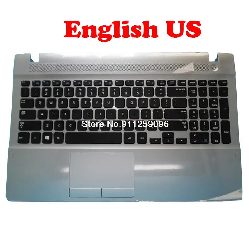 

PalmRest&keyboard For Samsung NP270E5G 270E5G English US Russia RU United Kingdom UK Italy IT France FR With Touchpad New