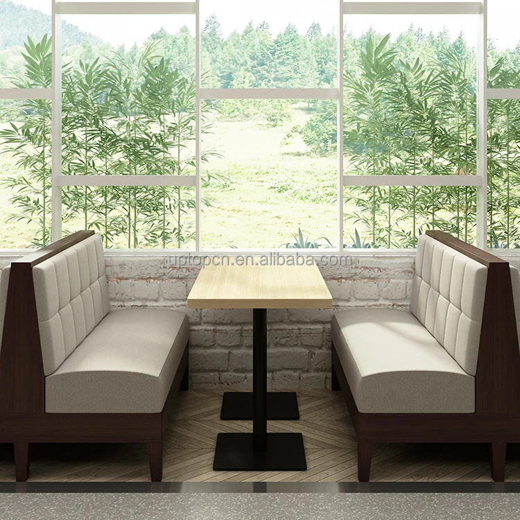 Modern Fabric Diner Booth Sofa Restaurant Sets Seating Coffee Shop Furniture