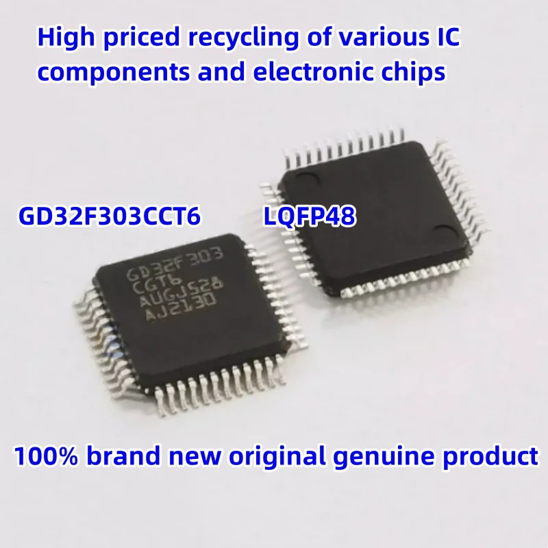 1PCS  GD32F303CCT6 LQFP-48 brand new genuine MCU microcontroller chip in stock supply