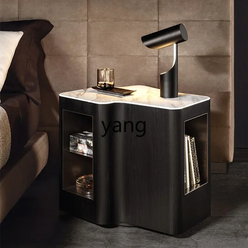 

LMM Italian simple bedside table creative special-shaped corner multi-functional bedside storage locker