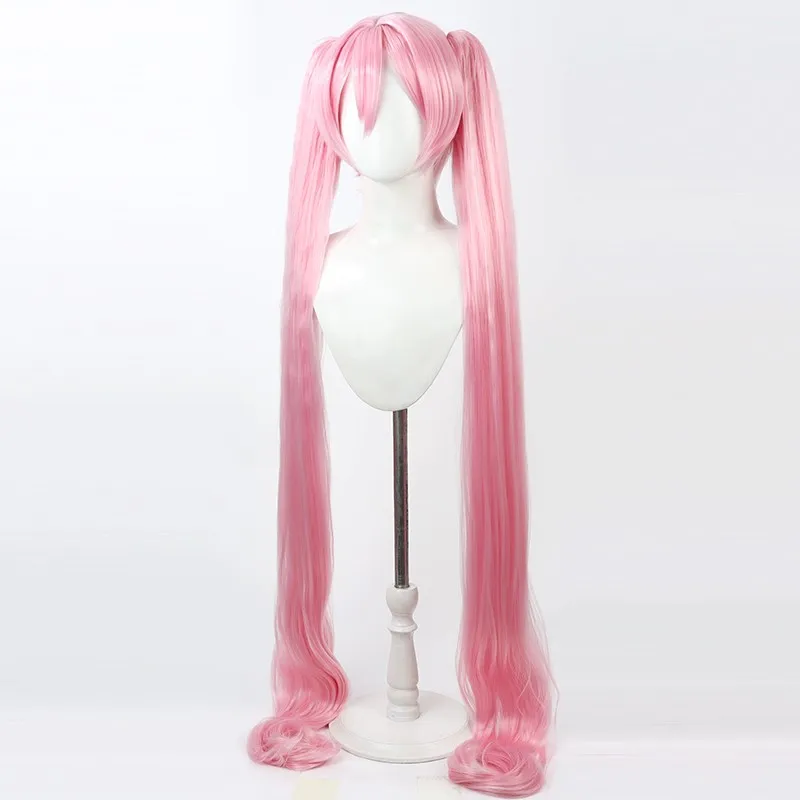 Jogo azul arquivo kurosaki koyuki peruca cosplay longo rosa festa de halloween role play outfit peruca feminina