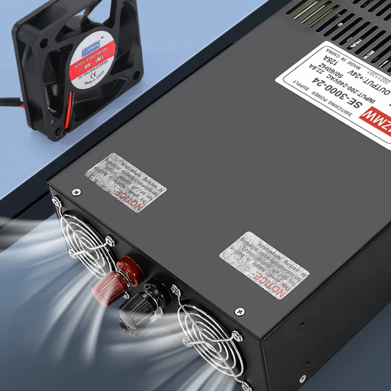 Imagem -04 - Mzmw Se3000 Fonte de Alimentação de Comutação de Alta Potência Ac110 220v dc 024v 36v 48v 60v 80v 90v 110v 220v Display Digital Smps Ajustáveis