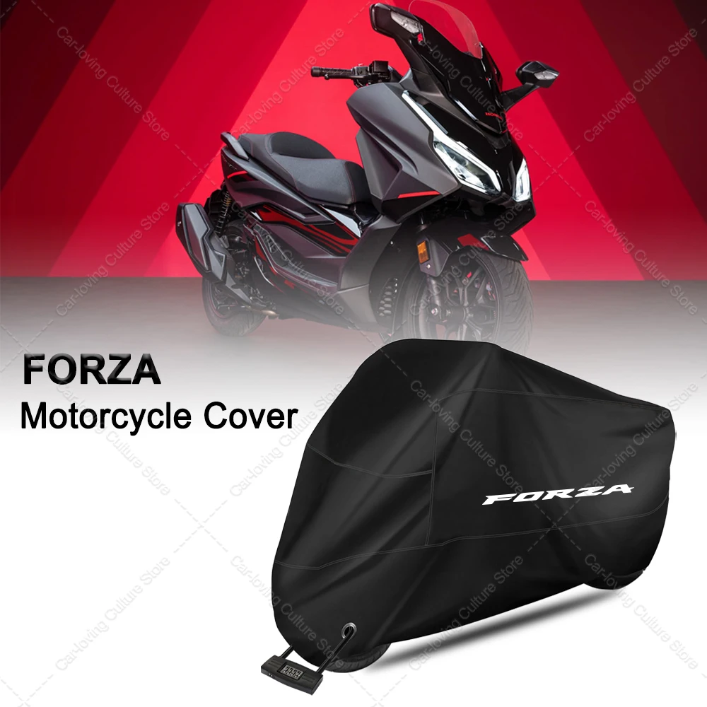 

Аксессуары для мотоциклов с логотипом F-RZA, чехол для мотоцикла на все сезоны, уличные дождевые пылезащитные чехлы с УФ-защитой (295*110*140)