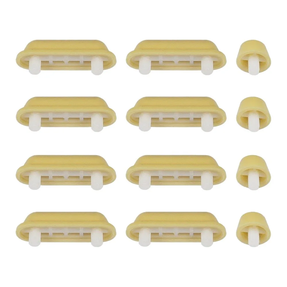 For Quieter Bathroom Brown Toilet Seat Buffers Toilet Seat Buffers Bathroom Noise Reducer Self-adhesive Backing