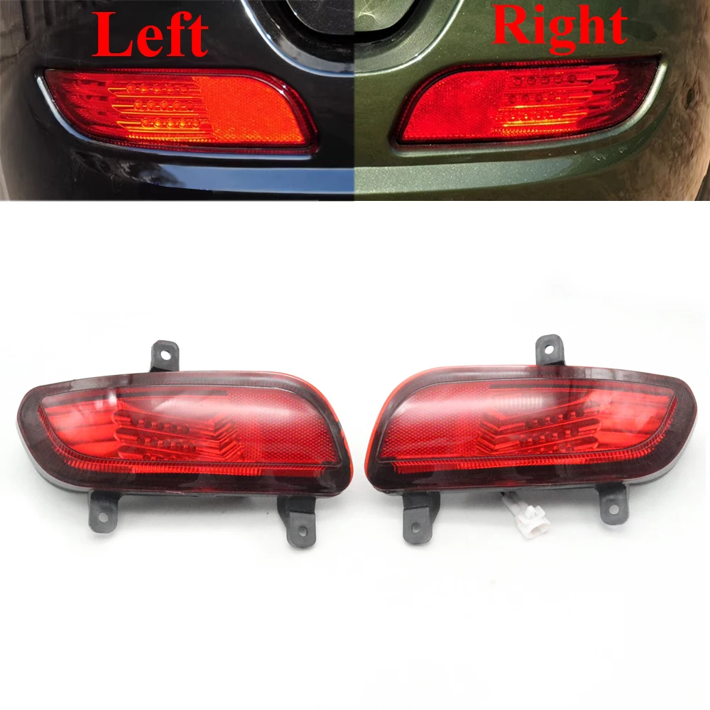 

Rear Tailgate Bumper Brake Parking Stop Reflector Signal Warning Lamp LED Fog Light For Great Wall X240 Haval H5 2011-ON