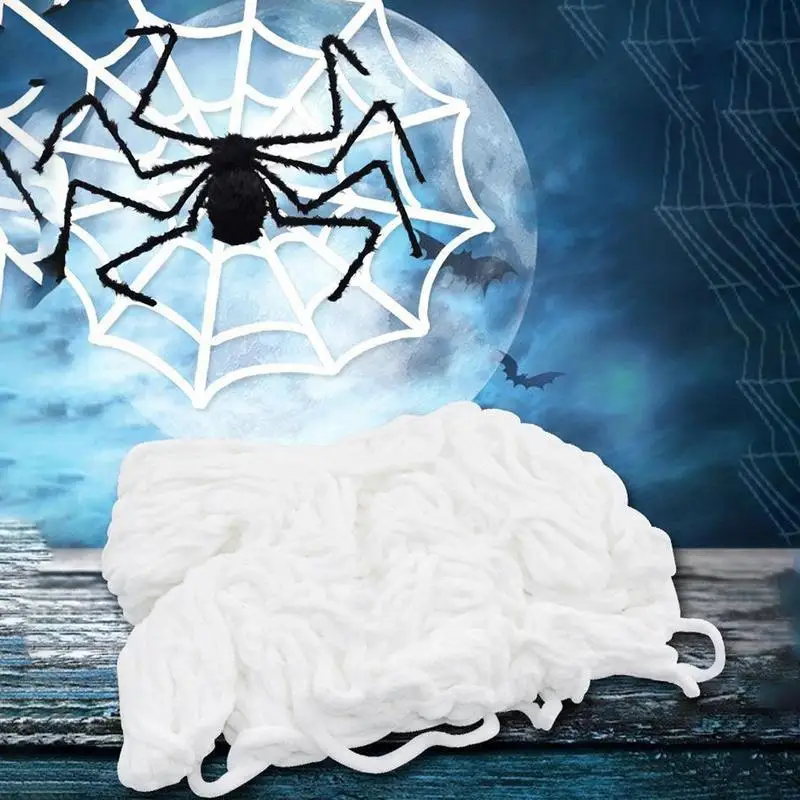 Simulation Giant Spider Halloween Spider Web Decor Voice Control Electric Sound And Light Scary Spider Horror-themed Activities