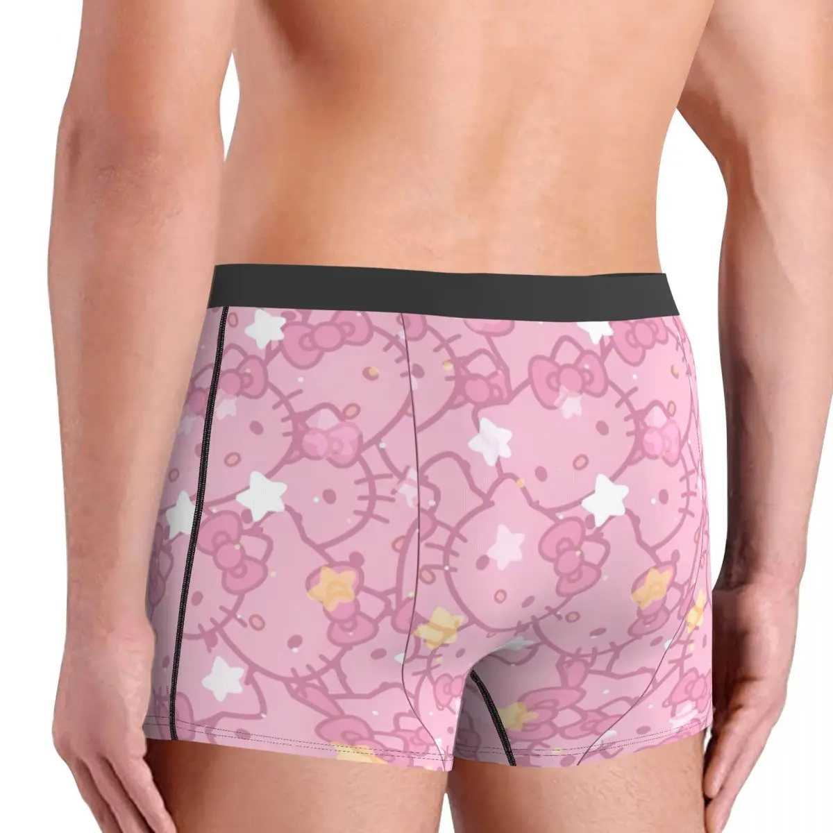 Hello Kitty Underwear Customs Trunk Hot Sale Men\'s Panties Sexy Soft Shorts Briefs Gift