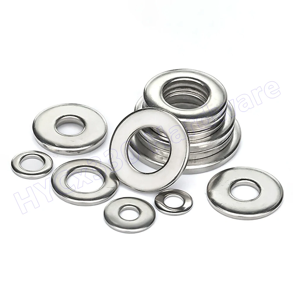 304 Ultra Thin Flat Washer ID 10 12 14 16mm A2 Stainless Steel Adjusting Shim Gasket Thickness 0.5 0.8 1 1.5 2 2.5 3 4 6mm