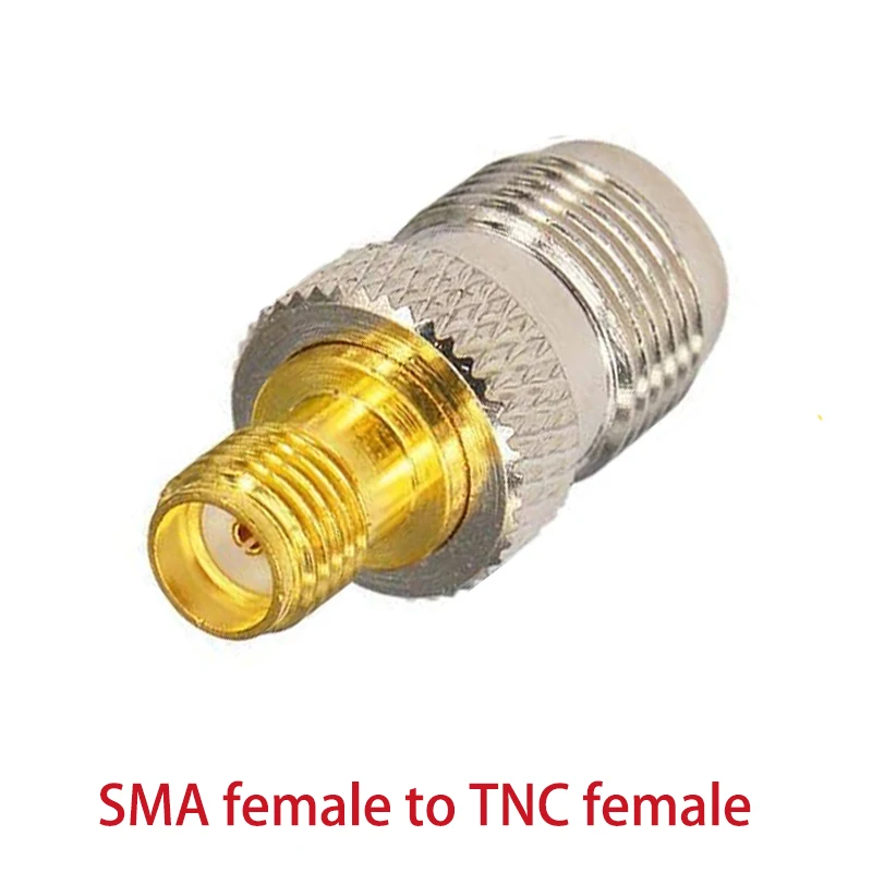 1 Stück SMA zu TNC Adapter Stecker auf Buchse Gerader RF Koaxialstecker 50 Ohm Reines Messing – Detail 4