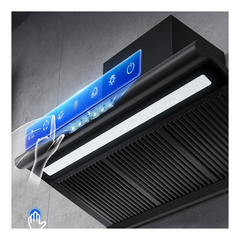 Top-suction range hood home kitchen T-type range hood high suction power